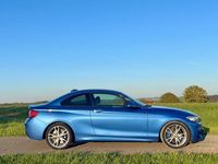 Second-hand BMW 220 Performance 184 CP (135 kW) 2014 Albastru Coupe