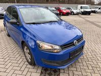 Gebraucht VW Polo Trendline 60 PS (44 kW) 2012 Blau Kleinwagen