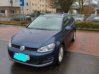 Gebraucht VW Golf VII Trendline 110 PS (80 kW) 2015 Blau Kombi