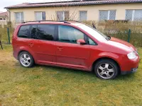 Używany VW Touran 101 KM (74 kW) 2003 Czerwony Minivan