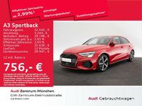 Gebraucht Audi A3 S-Line 190 PS (139 kW) 2022 Rot Limousine