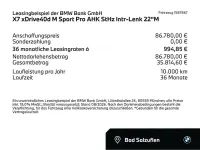 Gebraucht BMW X7 Comfort Edition 352 PS (258 kW) 2025 Carbonschwarz (schwarz) SUV
