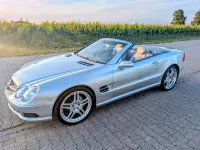 Gebraucht Mercedes SL500 AMG 306 PS (225 kW) 2004 Silber Cabrio