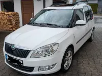 Gebraucht Skoda Roomster Plus Edition 86 PS (63 kW) 2012 Weiß Van / Kleinbus