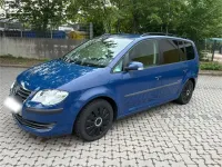 Gebraucht VW Touran United 2008 Blau Van / Kleinbus