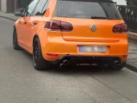 Usata VW Golf VI 105 CV (77 kW) 2011 Arancione Utilitaria