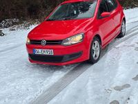 Gebraucht VW Polo Comfortline 69 PS (50 kW) 2009 Rot Kleinwagen