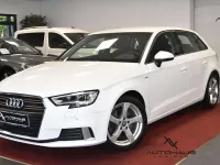 Używany Audi A3 S-Line 150 KM (110 kW) 2019 Biały Sedan/Limuzyna