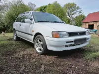 Gebraucht Toyota Starlet 75 PS (55 kW) 1990 Weiß Kleinwagen