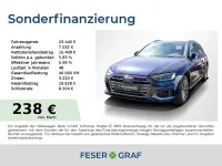 Gebraucht Audi A4 Ambiente 204 PS (150 kW) 2022 Navarrablau metallic Kombi