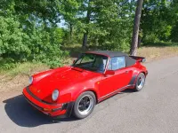 Gebraucht Porsche 911 Turbo Cabriolet 300 PS (220 kW) 1987 Rot Cabrio