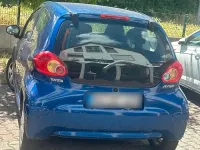 Gebraucht Toyota Aygo 64 PS (47 kW) 2008 Blau Kleinwagen