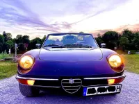 Gebraucht Alfa Romeo Spider Veloce 128 PS (94 kW) 1982 Schwarz Cabrio