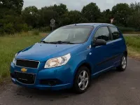 Gebraucht Chevrolet Aveo 84 PS (61 kW) 2010 Blau Kleinwagen