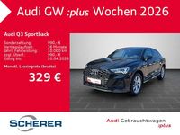 Gebraucht Audi Q3 S-Line 150 PS (110 kW) 2025 Mythosschwarz metallic SUV