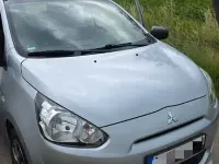 Gebraucht Mitsubishi Space Star Plus 71 PS (52 kW) 2014 Silber Van / Kleinbus
