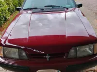 Gebraucht Ford Mustang 120 PS (88 kW) 1990 Rot Cabrio