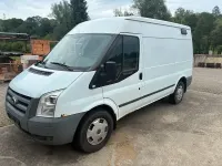 Gebraucht Ford Transit 86 PS (63 kW) 2010 Weiß Van / Kleinbus