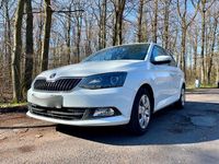 Gebraucht Skoda Fabia Ambition 90 PS (66 kW) 2015 Weiß Kleinwagen