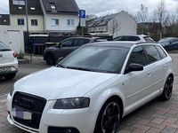 Gebraucht Audi A3 S-Line 170 PS (125 kW) 2008 Weiß Limousine