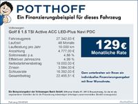 gebraucht VW Golf VIII 1.5 TSI Active ACC LED-Plus Navi PDC Klima