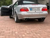 Gebraucht Mercedes CLK200 150 PS (110 kW) 2000 Silber Cabrio