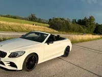 Gebraucht Mercedes C200 AMG line Plus 184 PS (135 kW) 2021 Weiß Cabrio