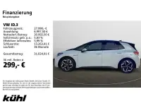 Gebraucht VW ID.3 Pro 150 kW (204 PS) 2023 Gletscherweiß metallic Kleinwagen