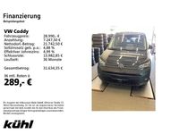 Gebraucht VW Caddy Basis 122 PS (89 kW) 2021 Starlight blue metallic Van / Kleinbus