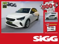 Gebraucht Opel Corsa Elegance 101 PS (74 kW) 2023 Jade weiss/arktis weiss Kleinwagen