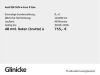 Neu Audi Q6 e-tron S-Line 225 kW (306 PS) 2026 Grau (magnetgrau) SUV