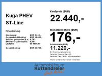 Gebraucht Ford Kuga ST-Line 224 PS (164 kW) 2022 Obsidianschwarz metallic SUV