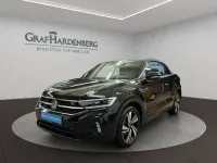 Gebraucht VW T-Roc Cabriolet R-line 150 PS (110 kW) 2022 Schwarz Cabrio
