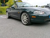 Gebraucht Mazda MX5 110 PS (80 kW) 1999 Grün Cabrio