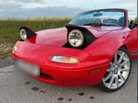 Gebraucht Mazda MX5 106 PS (77 kW) 1990 Rot Cabrio