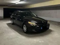 Gebraucht BMW 520 177 PS (130 kW) 2008 Schwarz Kombi