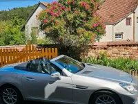 Gebraucht Mercedes SLK200 184 PS (135 kW) 2012 Silber Cabrio