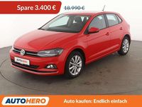 Gebraucht VW Polo Highline 116 PS (85 kW) 2018 Rot Kleinwagen