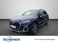 Gebraucht Audi Q5 S-Line 299 PS (219 kW) 2023 Navarrablau metallic SUV