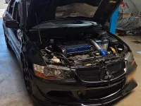 Gebraucht Mitsubishi Lancer 360 PS (264 kW) 2003 Schwarz Limousine