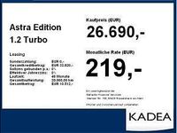 Neu Opel Astra Edition 131 PS (96 kW) 2025 Weiß (arktis weiß) Limousine