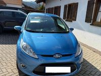 Gebraucht Ford Fiesta Trend 82 PS (60 kW) 2009 Blau Kleinwagen