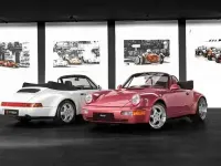 Gebraucht Porsche 964 250 PS (183 kW) 1992 Himbeerrot (raspberry red) Cabrio