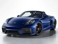Gebraucht Porsche Boxster Spyder 420 PS (308 kW) 2021 Blau Cabrio