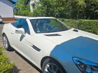 Gebraucht Mercedes SLK200 184 PS (135 kW) 2011 Weiß Cabrio