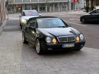 Gebraucht Mercedes CLK200 136 PS (100 kW) 1999 Schwarz Cabrio