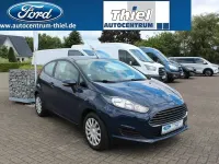 Gebraucht Ford Fiesta Trend 60 PS (44 kW) 2014 Blau Kleinwagen