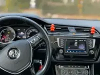 Gebraucht VW Touran Trendline 116 PS (85 kW) 2017 Schwarz Van / Kleinbus