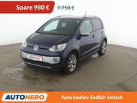 Second-hand VW cross up! 75 CP (55 kW) 2015 Albastru Hatchback