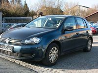Gebraucht VW Golf VI Comfortline 105 PS (77 kW) 2010 Blau Kleinwagen